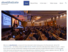 Tablet Screenshot of aboutthatratio.com